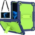 thumbnail image 2 of SOATUTO for Onn. 10.4" Tablet Pro 2023 Model: 100110603 Heavy Duty Protective Case Built in Shoulder Strap Kids Friendly Shell Case with Screen Protector for Onn 10.4 Tablet Pro - Navy+Green/1 Pcs, 2 of 6