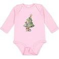 thumbnail image 3 of Inktastic Christmas Tree Boys or Girls Long Sleeve Baby Bodysuit, 3 of 5