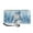 Blue Snowman, variant on Cute Penguin Womens Wristlet Long Purse for Travel Shopping Clutch Wallet Blue Christmas Storage Bags for Credit Cards Cash Coin Multi-Card Slot PU Wallet
