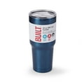 thumbnail image 3 of BUILT 30 oz Double-Wall Stainless Steel Tumbler Water Bottle, Medieval Blue, 3 of 12