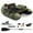 Green, variant on YYAo Inflatable Fishing Float Tube with Pump Storage Pockets and Fish Ruler-Beige