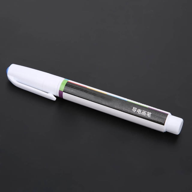 Conductive Ink Pen, Conductive Pen, Plastic Electronic Fast -Drying for Industrial Home Use