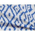 thumbnail image 5 of oneOone Rayon Medium Blue Fabric Ikat Sewing Craft Projects Fabric Prints By Yard 56 Inch Wide, 5 of 5