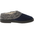 thumbnail image 5 of Clarks Women's Knit Scuff Leather Slipper Mules Sweater Cuff Clog (5, Blue), 5 of 5