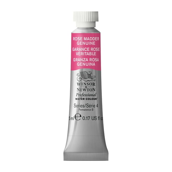 Winsor & Newton Professional Watercolor, 5ml, Rose Madder Genuine