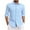 Sky Blue, variant on LIaqionyy Mens Button down Shirts Cotton Linen Casual Long Sleeve Shirt Tops Fall Clothes with Pockets