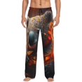 thumbnail image 5 of Mens Pajama Pants, Cute Maple Leaf Koala Soft Sleep & Lounge Pants for Men, Cuteness Casual PJ Bottoms Pants with Pockets, 5 of 7