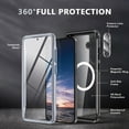 thumbnail image 3 of Casetego for Samsung Galaxy A55 5G/A35 5G Case,with MagSafe,Built-in 9H Tempered Glass Screen Protector & 2 X Camera Lens Protector Full Body Shockproof Phone Case,Black, 3 of 9
