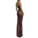 thumbnail image 2 of Txlixc - Vestido largo con tirantes para mujer, informal, con perspectiva de moda, de hilo de malla, sin espalda Txlixc  Moda, 2 of 9