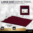 thumbnail image 3 of Cocktail Napkins Disposable, Berry Beverage Napkins Soft and Absorbent Paper Napkins for Dinner, Party, Wedding, Or Every Day Use, 7” x 7” 2 Ply Party Napkins, Pack of 40 - By Amcrate, 3 of 6