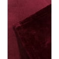 thumbnail image 3 of The Cozy Creations Set of 6 Solid Velvet Placemats, Luxurious Dining Table Place Mats Washable Kitchen Mats, Burgundy Velvet Placemat, 13x18 Inch, 3 of 4