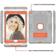 thumbnail image 3 of iPad 10.2 Case with Soft Screen Protector, iPad 8th Generation Case, iPad 7th Generation Case, Dteck Heavy Duty Hybrid Rugged Shockproof Case with Kickstand for iPad 10.2-inch 2020/2019, Gray, 3 of 6