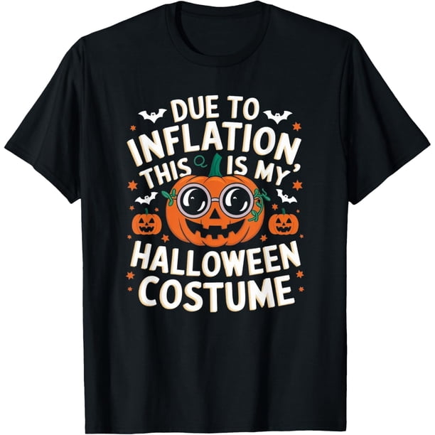 Disfraz de calabaza de Halloween para hombres y mujeres, divertida camiseta de Halloween 03
