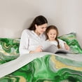 thumbnail image 5 of Castle Fairy Marble Watercolor 3-Piece Full Size Comforter Sets for Teens Women Men,Abstract Marbling Bedding Comforter Set,Stone Pattern Lightweight Bedding Sets,Lightweight Room Decor, 5 of 8