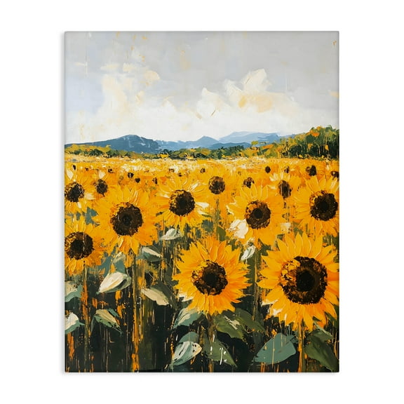 Stupell Industries Endless Sunflowers Meadow Canvas Wall Art, design by Creative Studio, 48 x 36