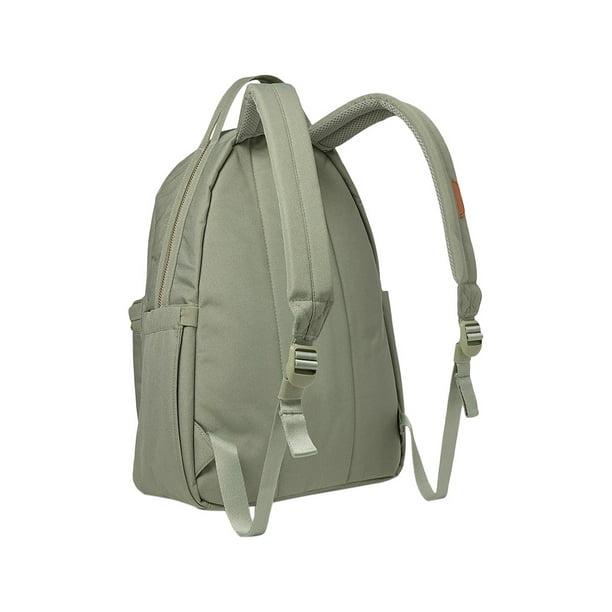 green white herschel backpack Herschel Supply Co Womens Seagrass/White Stitch Nova Recycled-polyester Backpack