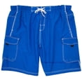 thumbnail image 3 of H2O Sport Tech Big & Tall Men’s Cargo Swim Trunks with Side Piping 2XL to 8XL, 3 of 5