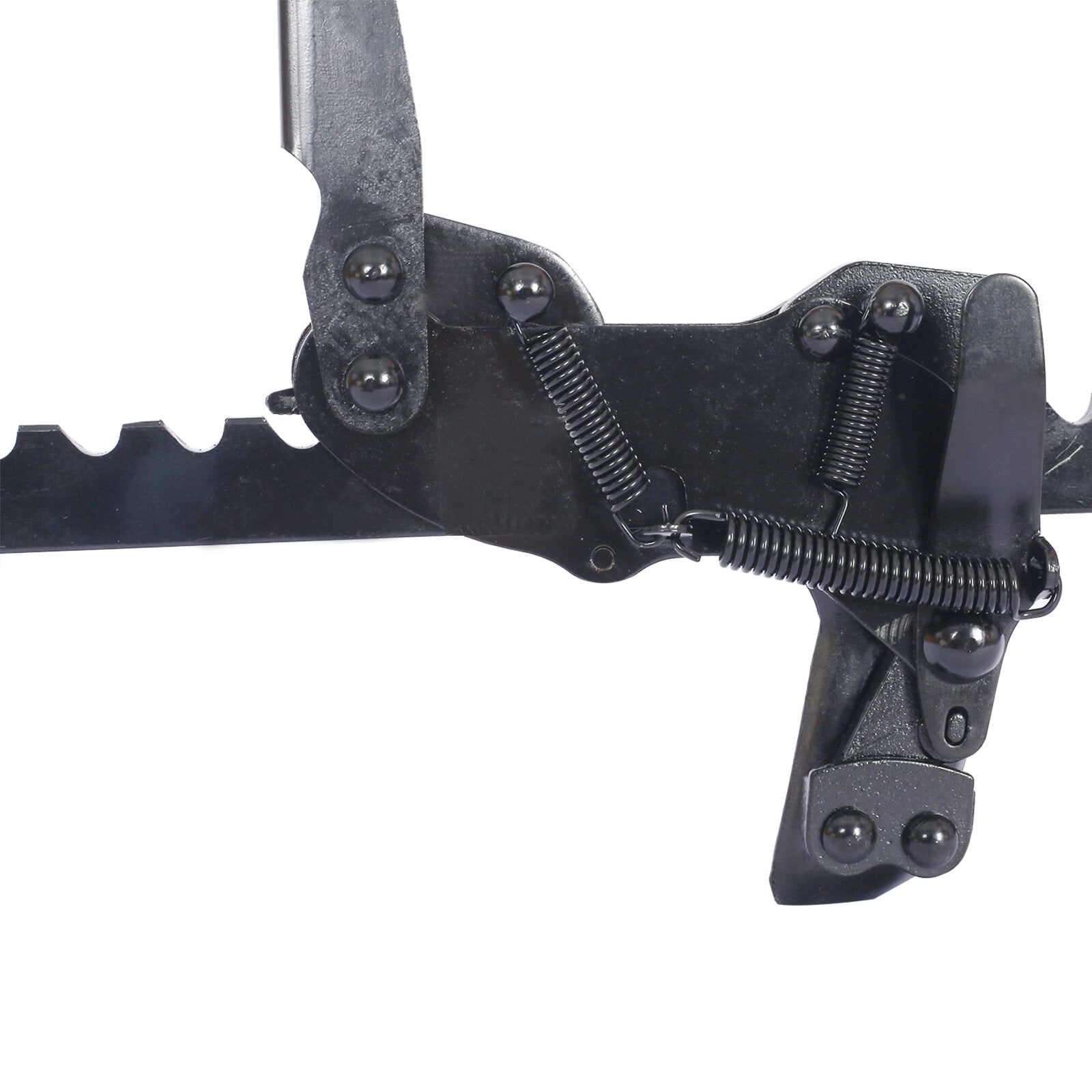 32.7" Black Steel Fence Stretcher, Heavy-Duty Wire Tightener for Barbed & High Tensile Fences (15.7"W)