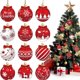 thumbnail image 2 of Adornos navideños de madera para colgar, bolas de Navidad, muñeco de nieve, manualidades para árbol de Navidad, regalos de Año Nuevo para el hogar, 2 of 5