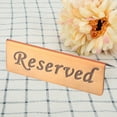 thumbnail image 1 of Restaurant Reserved Sign, Double Side Reserved Sign,  Use See From Any Angle Stainless Steel Material For Use In Cafes Night Clubs, 1 of 7
