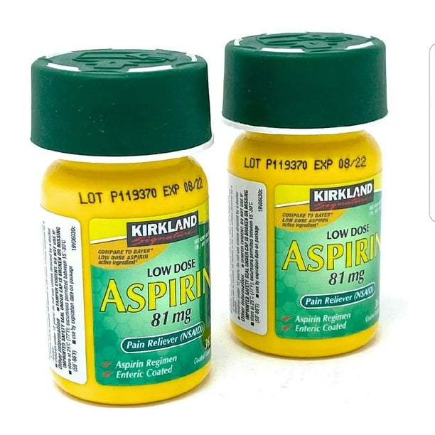 Kirkland Signature Aspirin Low Dose 81 mg., 365 Enteric Coated Tablets