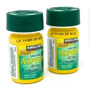 Kirkland Signature Aspirin Low Dose 81 mg., 365 Enteric Coated Tablets (2 pack)