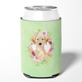 thumbnail image 2 of Carolines Treasures CK4387CC Yellow Lab Green Flowers Can or Bottle Hugger Can Hugger multicolor, 2 of 5