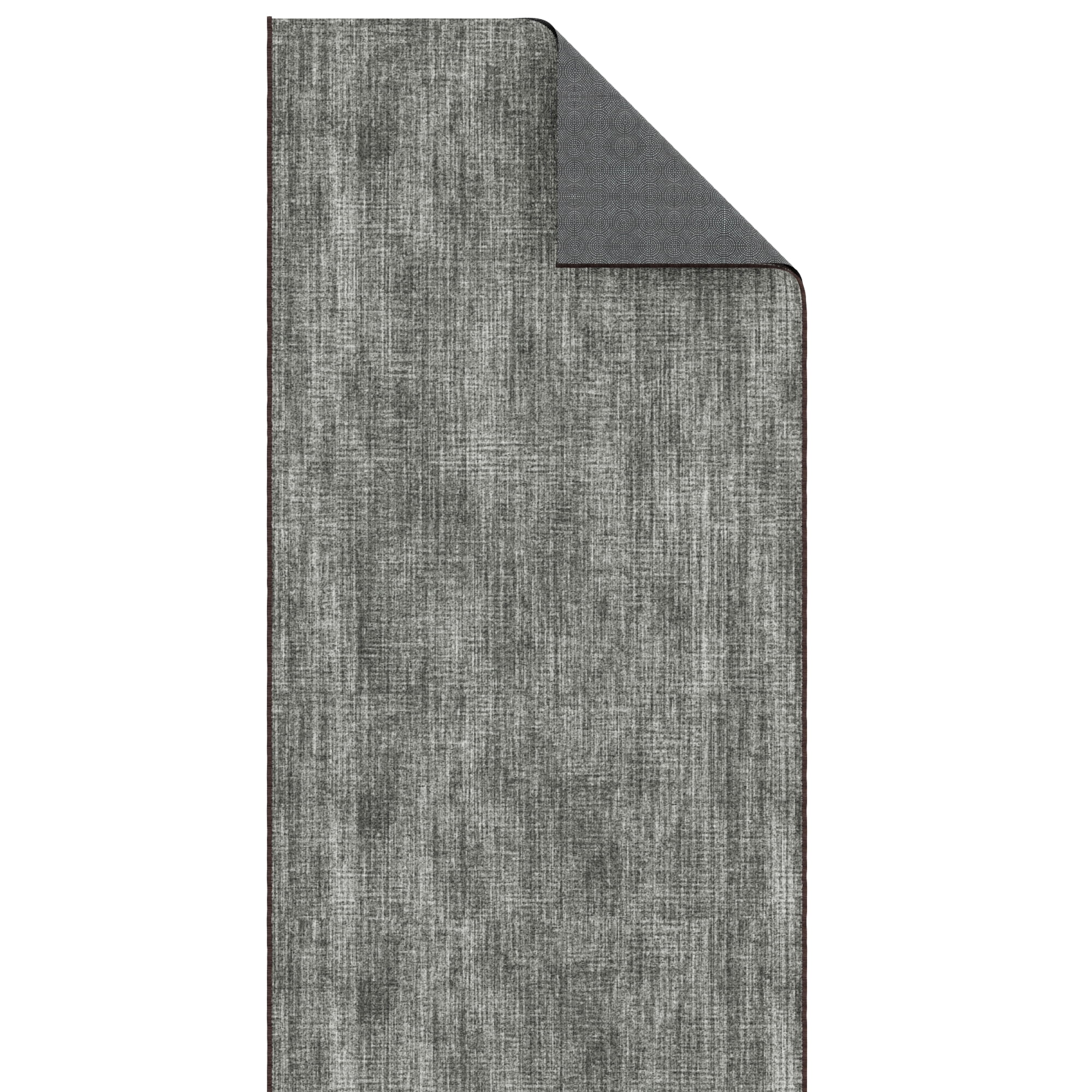 Ottomanson Aisle Runner Rug 2'7" x 49' Soft Non-Slip Indoor Rug, Solid Brown