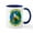 White/Navy Inside, variant on CafePress - Save The Bee - 11 oz Ceramic Mug - Novelty Coffee Tea Cup