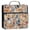 Earthy Colors Watercolor-textured, variant on Water-Resistant 3-Ring Binder Organizer with Multiple Pockets Zipper Binder Bag for Office Colorful Tie-dye with Swirling