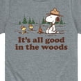 thumbnail image 3 of Peanuts - All Good In The Woods - Toddler & Youth Short Sleeve Graphic T-Shirt, 3 of 6