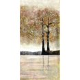 thumbnail image 3 of Charest, Doris 14x24 Black Modern Framed Museum Art Print Titled - Serene Forest 2, 3 of 5
