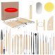 thumbnail image 1 of Kit de herramientas para modelar arcilla Yagugu, 39 piezas, set de tallado en madera, 1 of 7