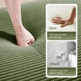 thumbnail image 5 of DEALTOPS 82" Oversized Corduroy Loveseat Sofa, Comfy 2-Seater Couch for Living Room & Bedroom, No Assembly, Green, 5 of 8