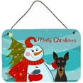 thumbnail image 6 of Carolines Treasures Snowman with Schnauzer Wall or Door Hanging Prints 8x12 multicolor, 6 of 7