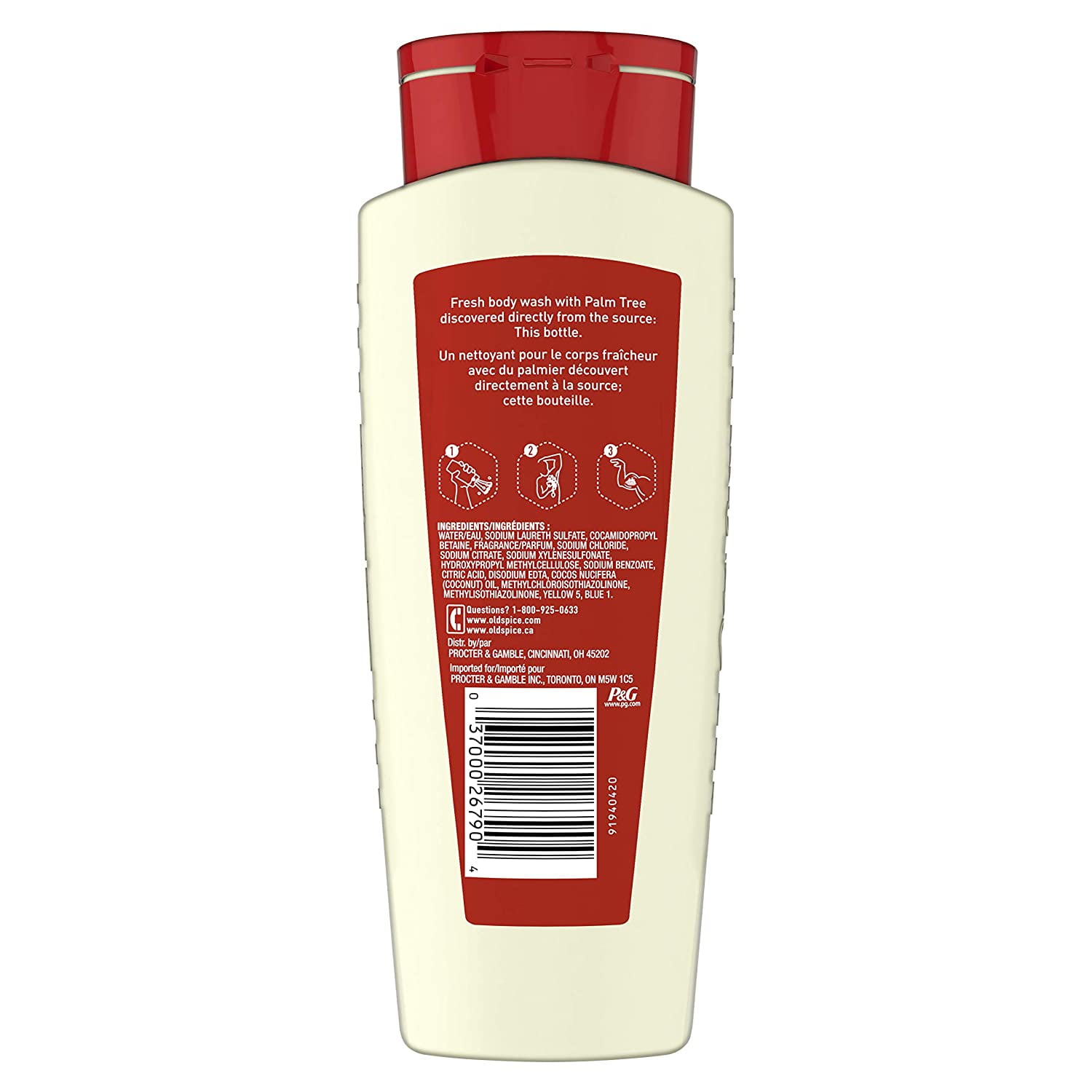 Old Spice Fresh Collection Body Wash Fiji 16 oz (Pack of 4)