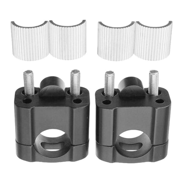 2 uds elevadores de de motocicleta uversales 28mm barras de abrazadera de montaje barra elevadora elevador de soporte Macarena Elevador de manillar