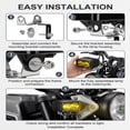 thumbnail image 5 of Klonfd Outdoor Cycling Headlight Universal 3 Pin E Headlight，20W LED Style Lamp Plug And Play 3 Pin Julet Connector Wide Voltage Range For And Cycling Enthusiasts, 5 of 5
