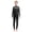 Black, variant on Hansber Girls Long Sleeve Dance Unitards Gymnastics Leotards Full Body Rhinestones Figure Skating Bodysuit with Hairband Black 6