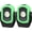 Green-2PK, variant on 3-Pack 780 Lumens Magnetic USB Rechargeable LED Work Light, Portable Inspection Flashlight for Car Repair, Emergency, Mechanics Workshop (Red, Orange, Green)