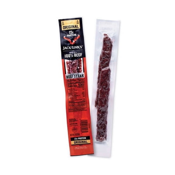 New Jack Links Jumbo Original Beef Steak, 2 oz, 12/Box, Ships in 1-3 Business Days