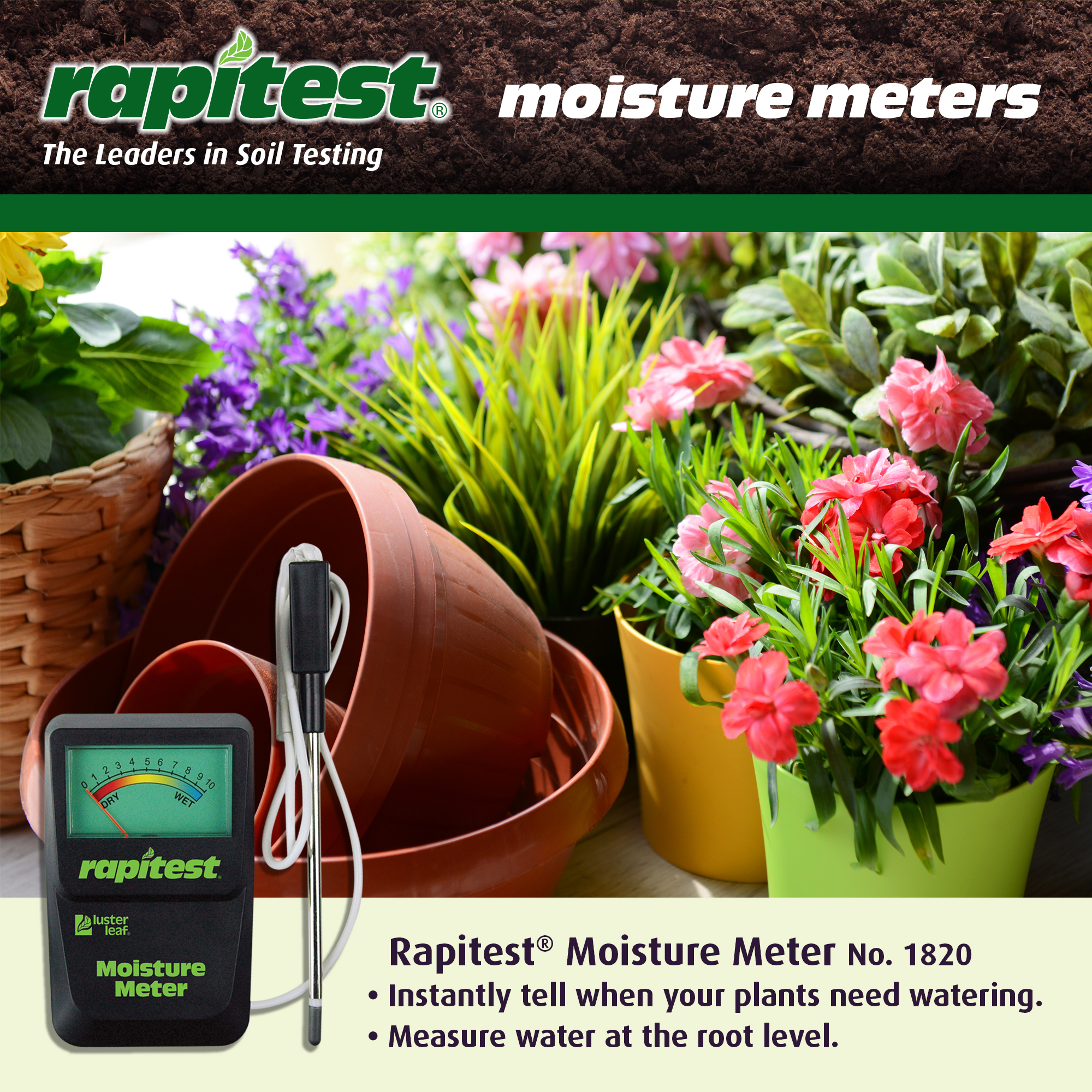 Moisture Meter - plant care - Varnish + Vine