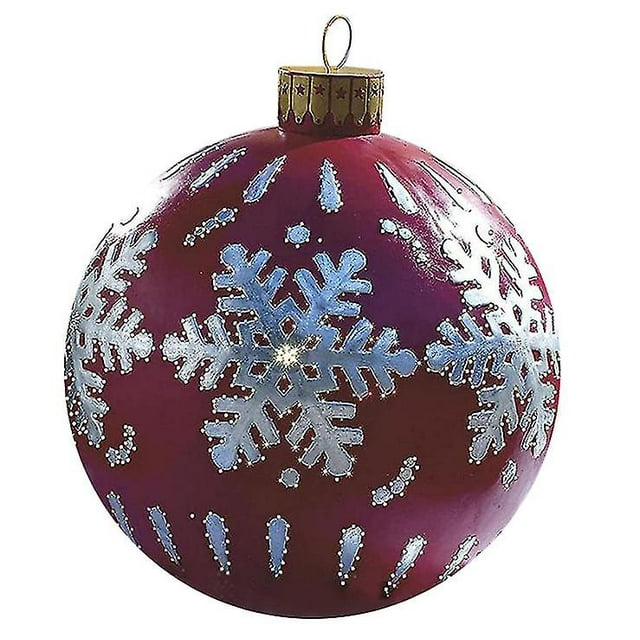 Bola adornada inflable gigante del Pvc de la Navidad, decoraciones de la Navidad
