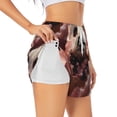 thumbnail image 3 of Lsque Cute Cloud Panda Printed Women's Running Shorts with Liner Pockets,Elastic Quick Dry Workout Athletic Gym Yoga Shorts,Womens High Waist Shorts-Medium, 3 of 9