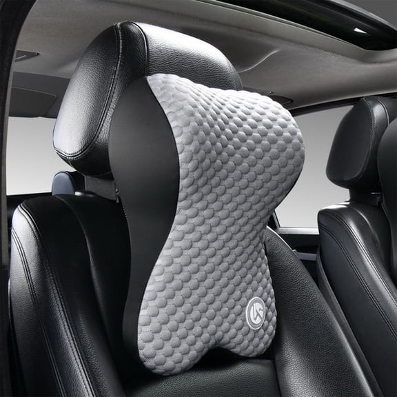 Ergonomic Car Neck Pillow, Three Dimensional Support, Removable Washable Cover, Fatigue Reduction Design, Soft Headrest Cushion for Long Drives, Daily Commutes and Automotive Seat Support