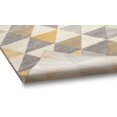 thumbnail image 6 of Well Woven Isometry Gold & Grey Modern Geometric Triangle Pattern 2 x 3 (2' x 3') Area Rug Soft Shed Free Easy to Clean Stain Resistant, 6 of 6