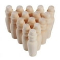 thumbnail image 3 of 20 Pieces/Set Solid Hard wood Peg Doll Male Dad / Grandpa Wooden Peg Dolls Natural Unfinished for Paint or Stain, 3 of 6