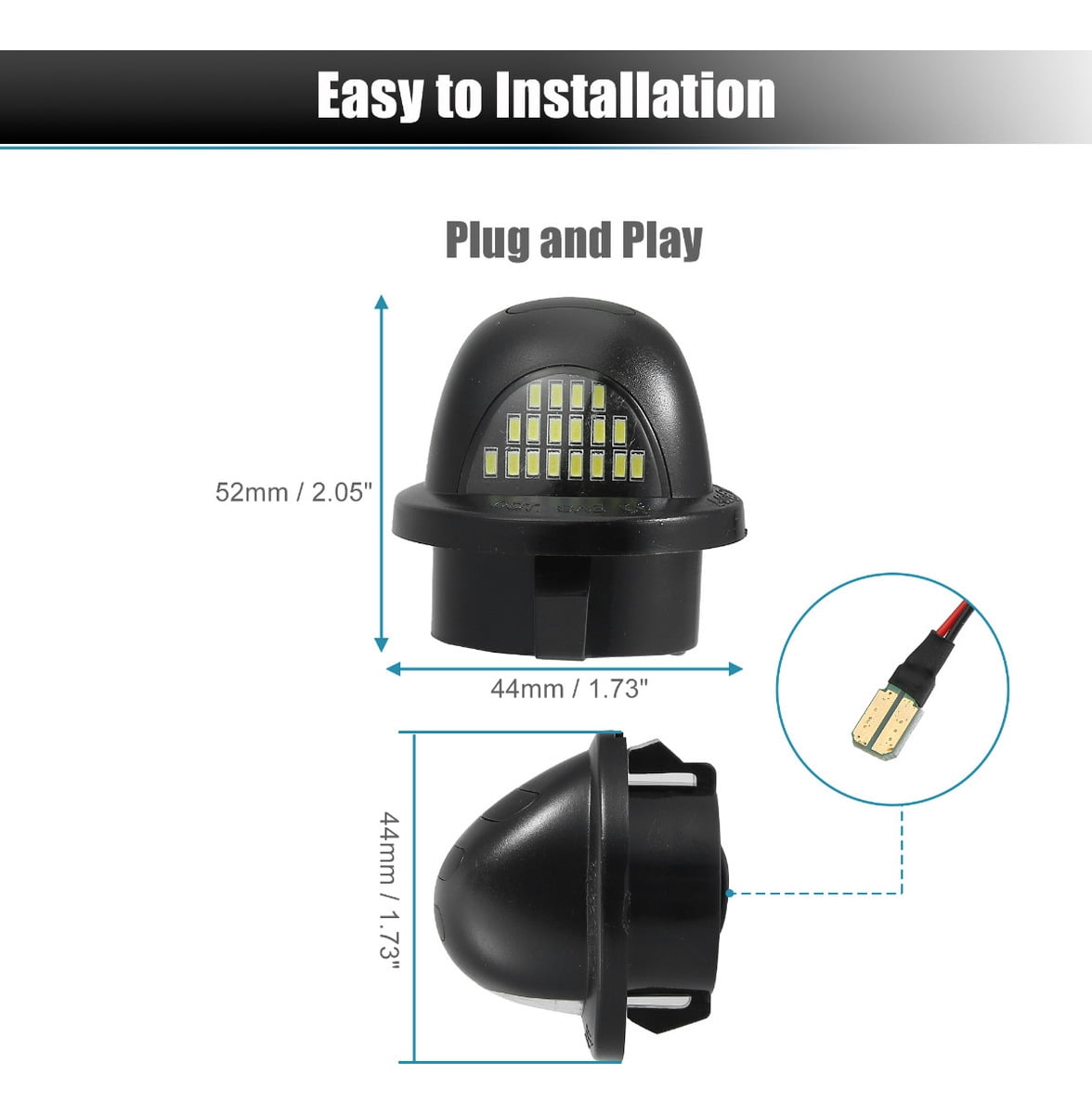 Applicable to License Plate Lights For Ford F-150 Explorer Lincoln Mark Lt
