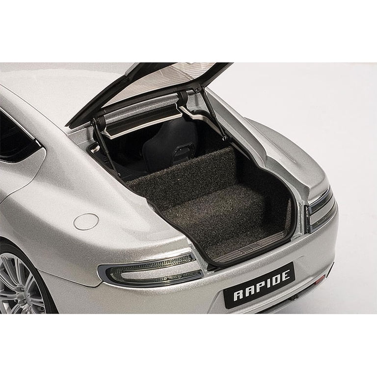 Aston Martin Rapide Silver 1/18 Diecast Model Car by Autoart