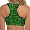 thumbnail image 4 of Honeeladyy Sales St. Patrick's Day Tank Tops for Women Shamrock Print Sleeveless Vest Short Top Basic Athletic Tanks Yoga Undershirt, 4 of 7